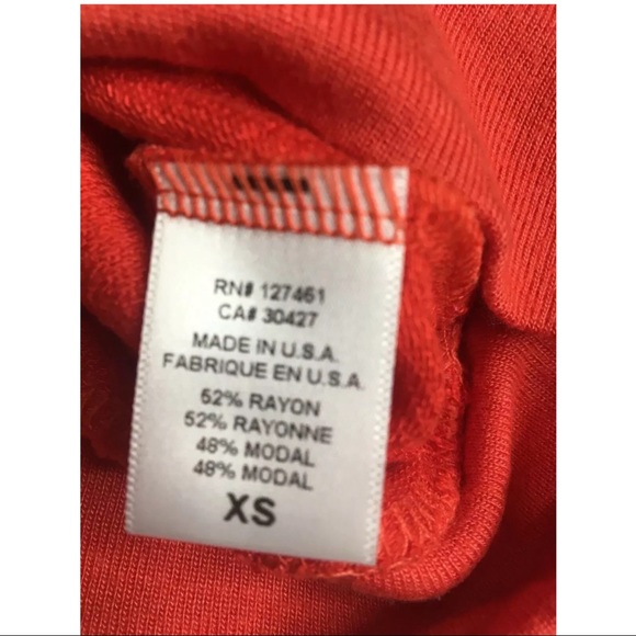 NWT WILDFOX Red French Terry Sweatshirt - Picture 6 of 6